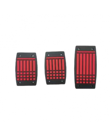 Διακοσμητικά καλύμματα πεντάλ αυτοκινήτου - R-G31108-3 - 120714 - Red
