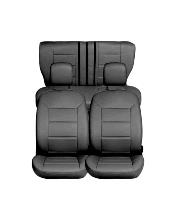 Καλύμματα καθισμάτων αυτοκινήτου - Δερματίνη - ACTIVE Fullset  - Black