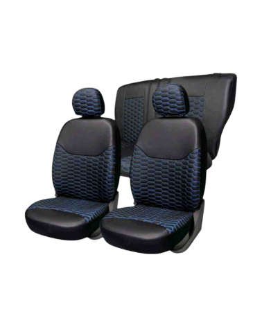 Καλύμματα καθισμάτων αυτοκινήτου - Δερματίνη - PROLUX Fullset  - Blue