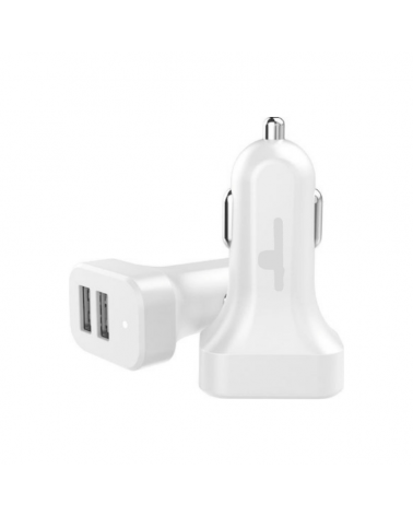 Φορτιστής αυτοκινήτου με 2 εισόδους USB - 2.1A