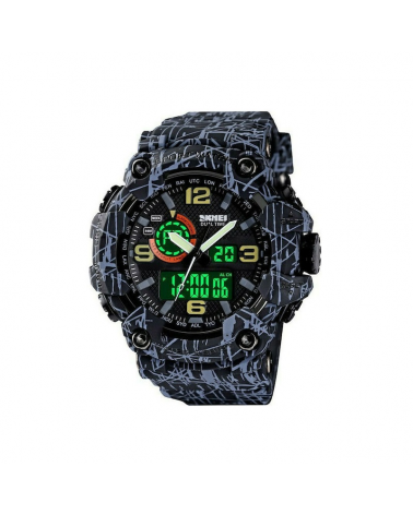 Ψηφιακό/αναλογικό ρολόι χειρός – Skmei - 1520 - Black/Grey