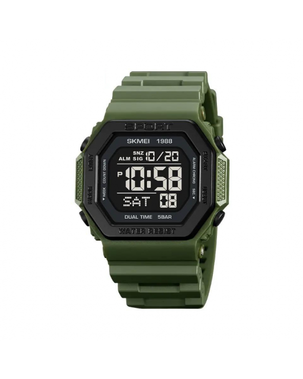 Ψηφιακό ρολόι χειρός – Skmei - 1988 - Army Green