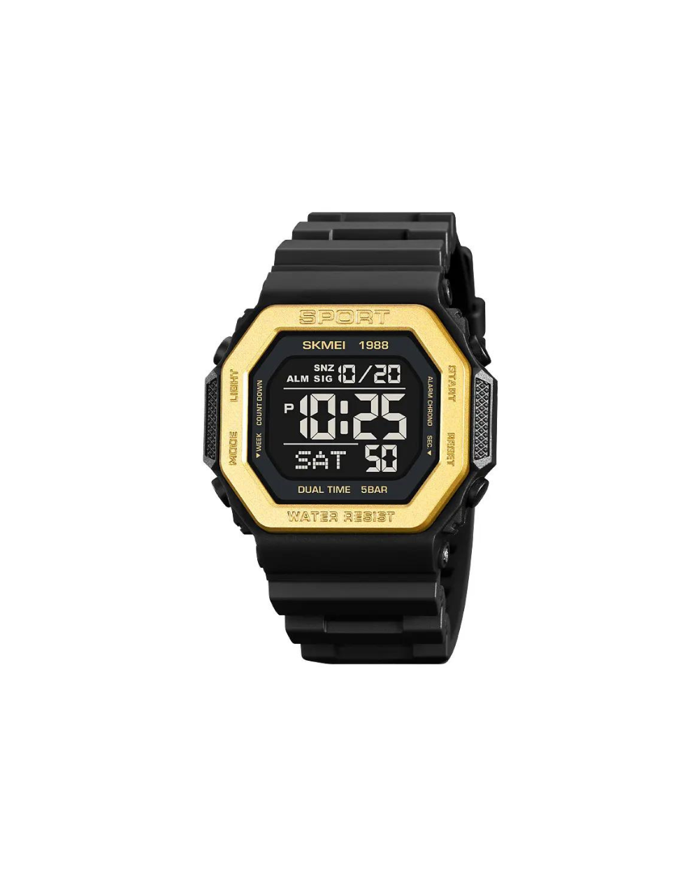 Ψηφιακό ρολόι χειρός – Skmei - 1988 - Gold