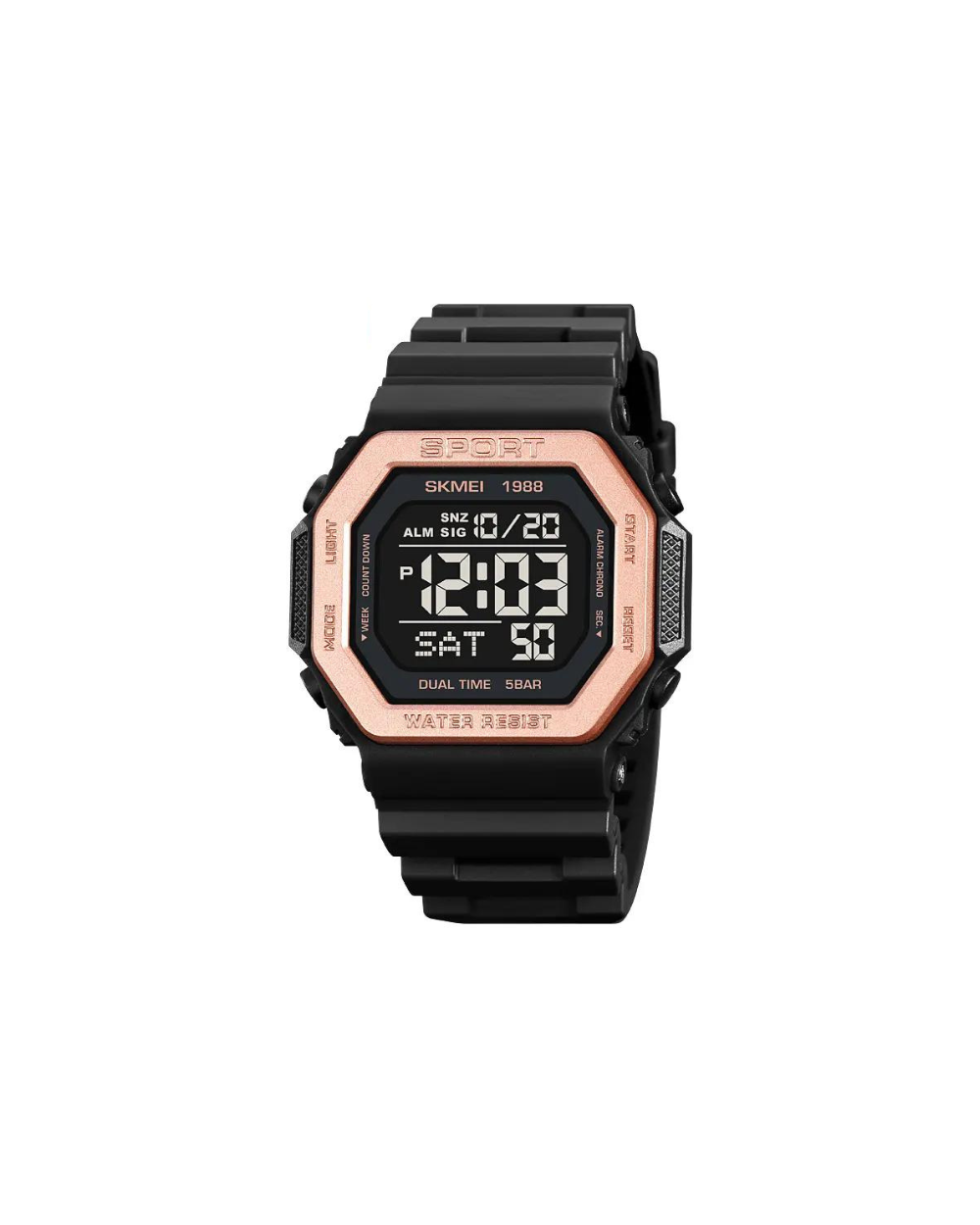 Ψηφιακό ρολόι χειρός – Skmei - 1988 - Rose Gold