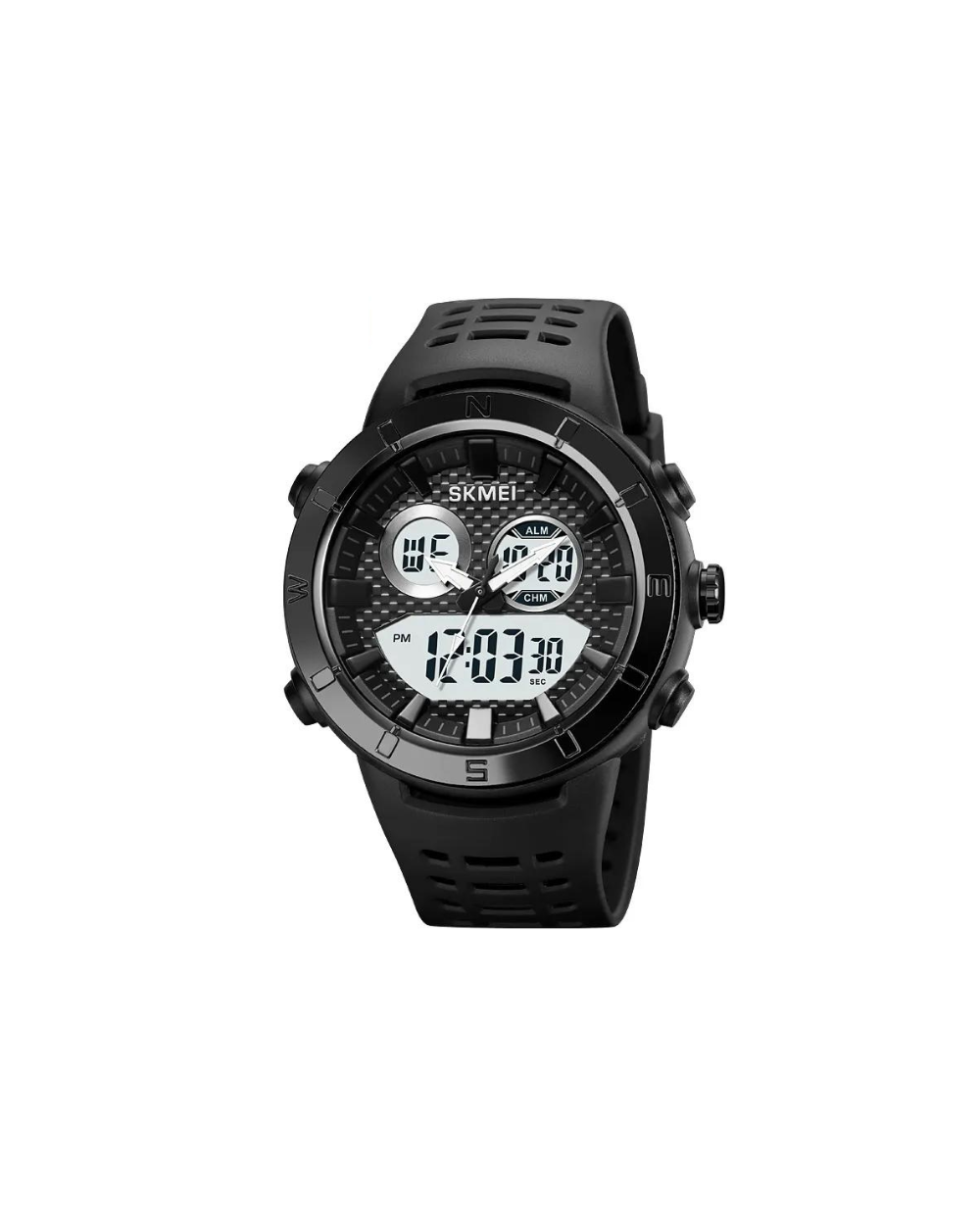 Ψηφιακό/αναλογικό ρολόι χειρός – Skmei - 2014 - Black/White