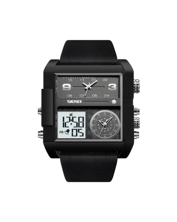 Ψηφιακό/αναλογικό ρολόι χειρός – Skmei - 2020 - Black/White