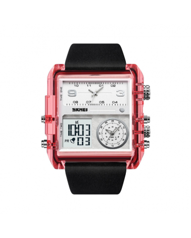 Ψηφιακό/αναλογικό ρολόι χειρός – Skmei - 2020 - Pink