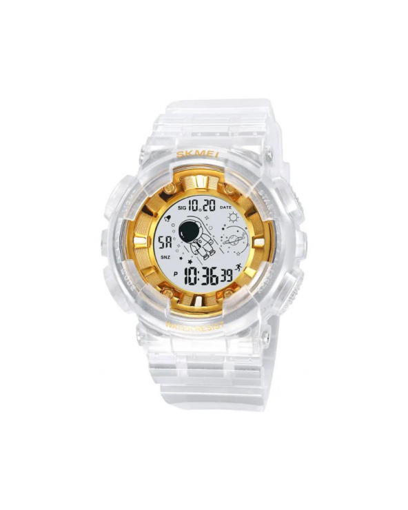 Ψηφιακό ρολόι χειρός – Skmei – 2035 - White/Gold