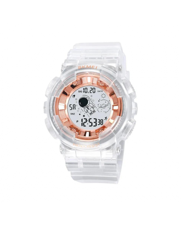 Ψηφιακό ρολόι χειρός – Skmei – 2035 - White/Rose Gold