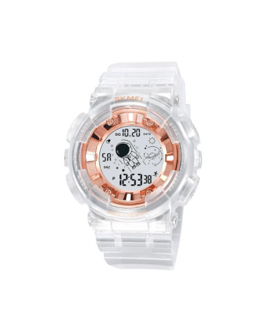 Ψηφιακό ρολόι χειρός – Skmei – 2035 - White/Rose Gold