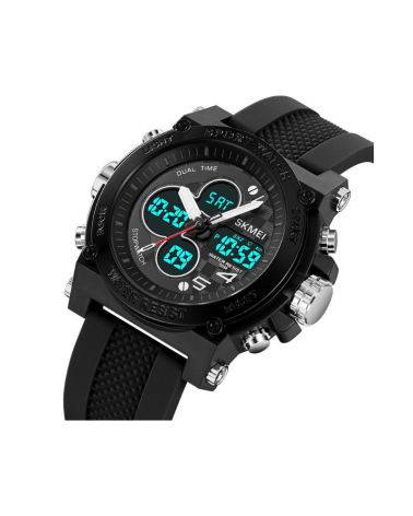 Ψηφιακό/αναλογικό ρολόι χειρός – Skmei - 2065 - Black/Black