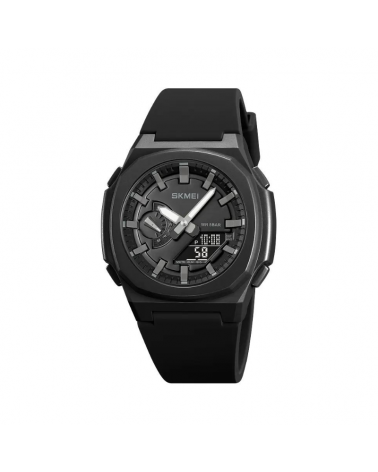 Ψηφιακό/αναλογικό ρολόι χειρός – Skmei - 2091 - Black/Black screen