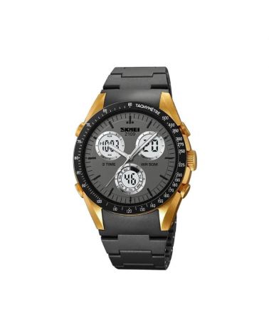 Ψηφιακό/αναλογικό ρολόι χειρός – Skmei - 2109 - Black/Gold