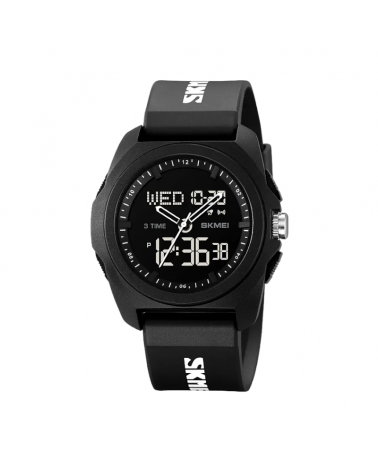 Ψηφιακό/αναλογικό ρολόι χειρός – Skmei - 2199 - Black