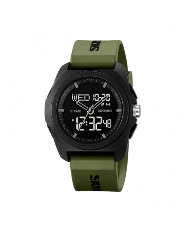 Ψηφιακό/αναλογικό ρολόι χειρός – Skmei - 2199 - Green