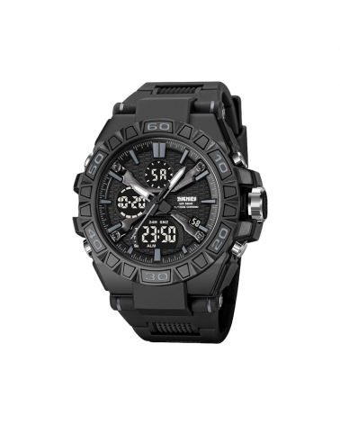 Ψηφιακό/αναλογικό ρολόι χειρός – Skmei - 2220 - Black