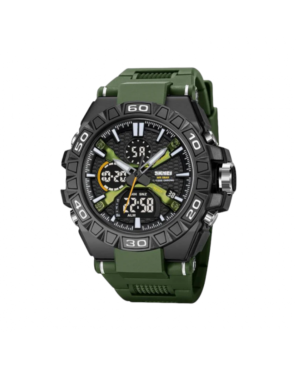 Ψηφιακό/αναλογικό ρολόι χειρός – Skmei - 2220 - Green
