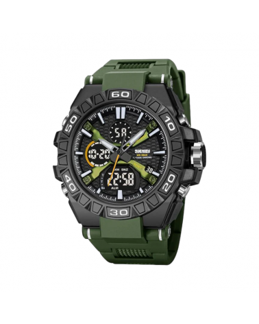 Ψηφιακό/αναλογικό ρολόι χειρός – Skmei - 2220 - Green