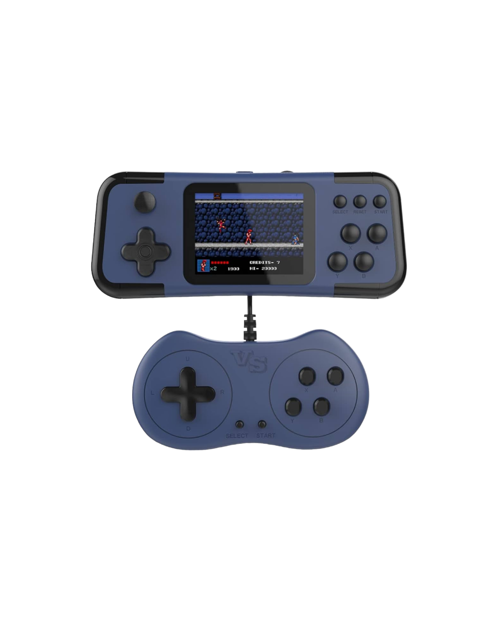 Φορητή κονσόλα παιχνιδιών με χειριστήριο - A12 - 811047 - Blue/Black