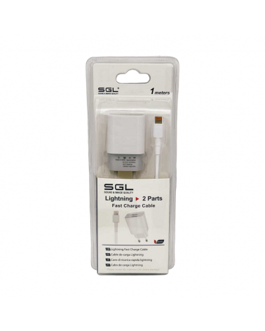 Αντάπτορας φόρτισης με καλώδιο - Lightning - Quick Charge - D5-S2 - 1m