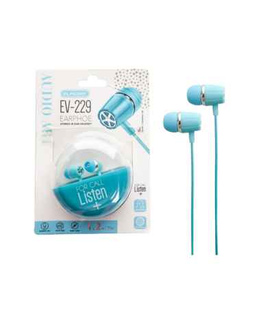 Ενσύρματα ακουστικά - EV-229 - 202296 - Blue
