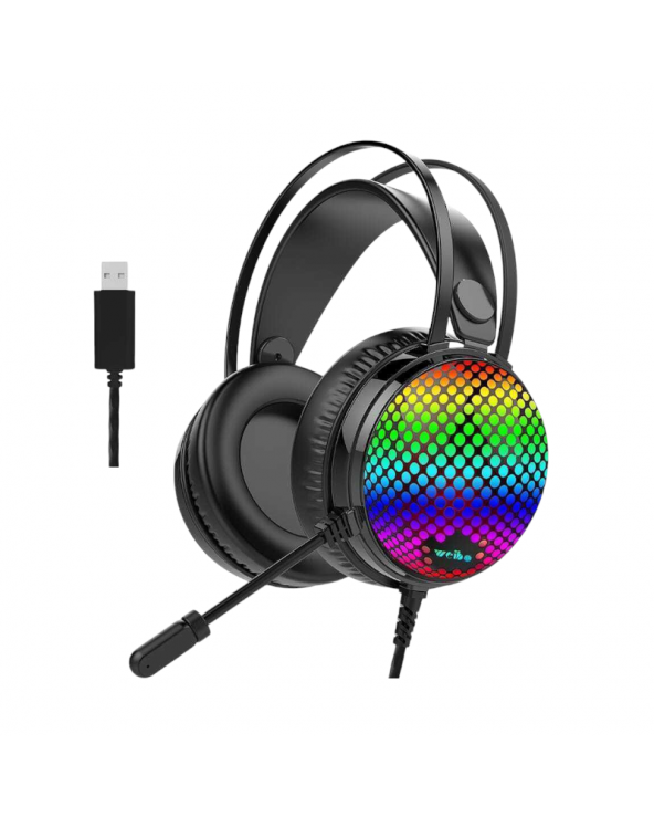 Ενσύρματα ακουστικά Gaming - G30 - LED RGB - Weibo