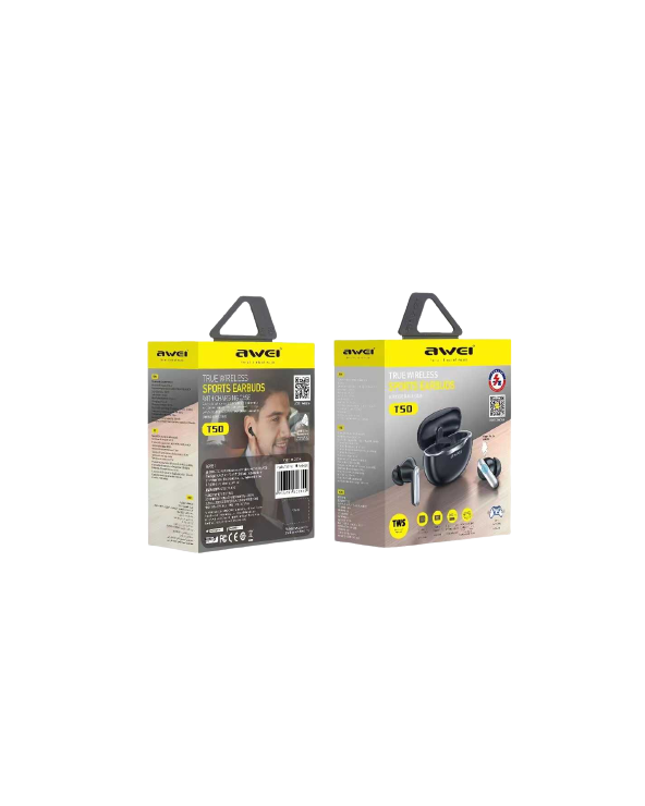 Ασύρματα ακουστικά Bluetooth με θήκη φόρτισης - T50 - Awei