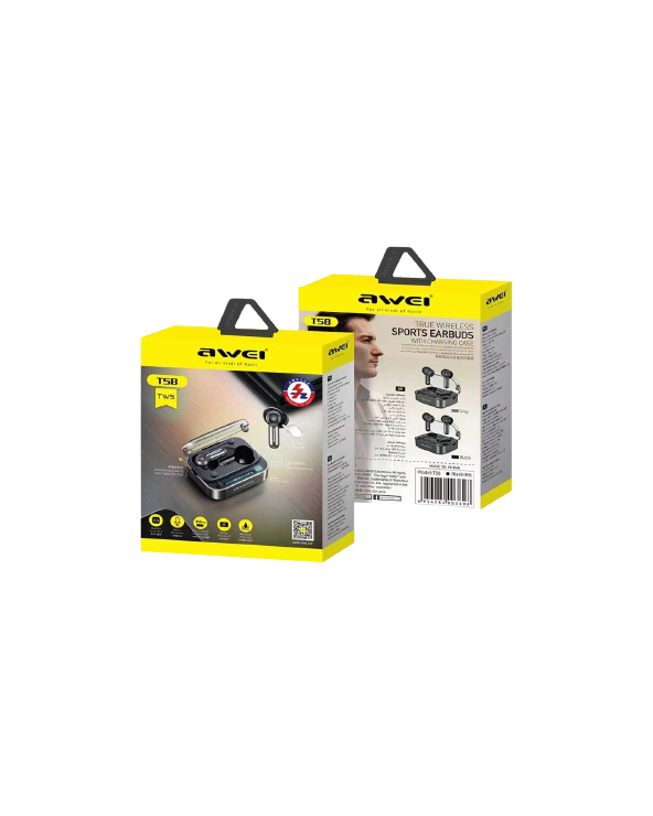 Ασύρματα ακουστικά Bluetooth με θήκη φόρτισης - T58 - Awei