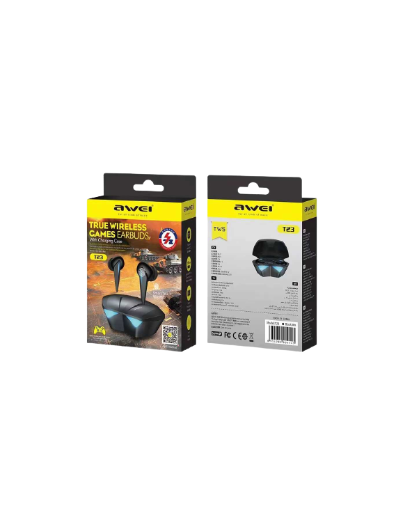 Ασύρματα ακουστικά Bluetooth με θήκη φόρτισης - T23 - Awei