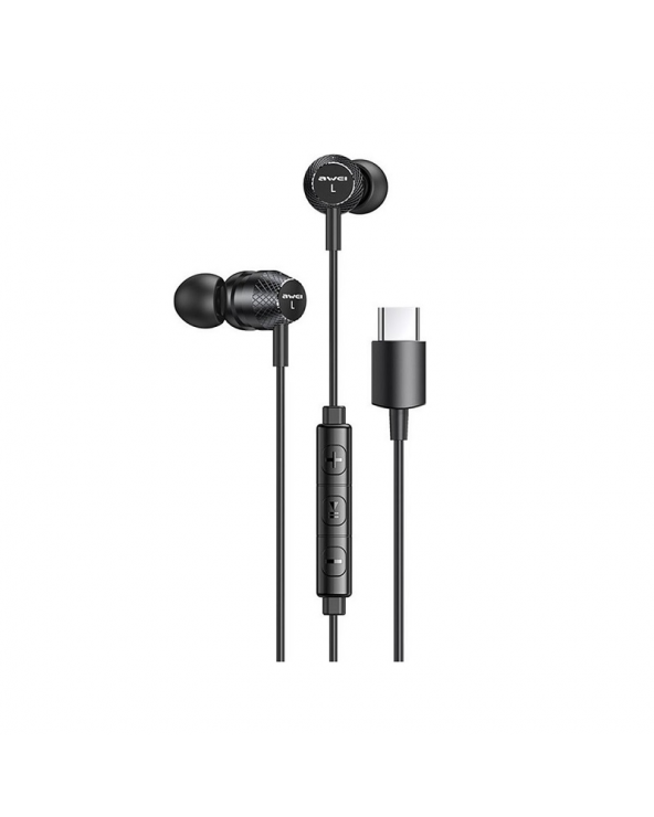 Ενσύρματα ακουστικά - TC-5 - Type-C - AWEI
