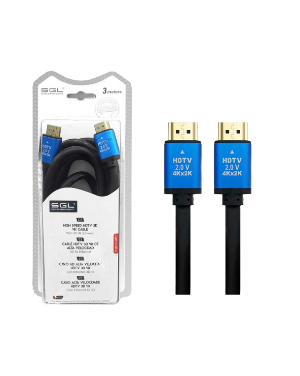 Καλώδιο HDMI - 1594-3D-4K - Male/Male - 3m