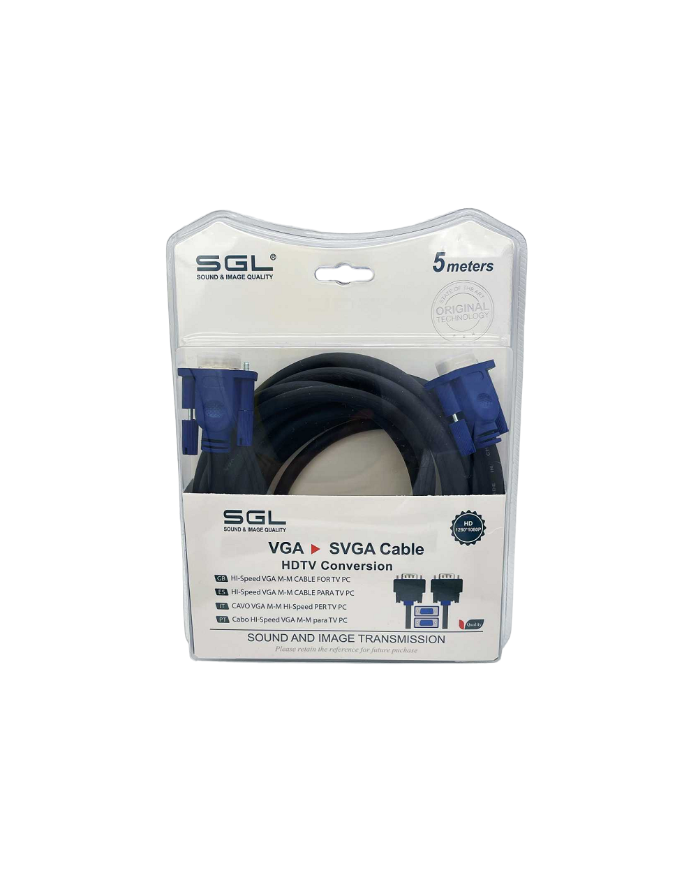 Καλώδιο VGA - 550BB - Male/Male - 5m