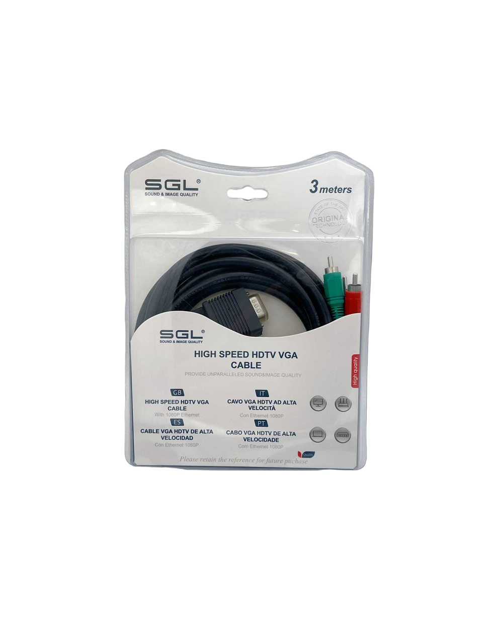 Καλώδιο VGA σε RCA - 550-3R - 3m