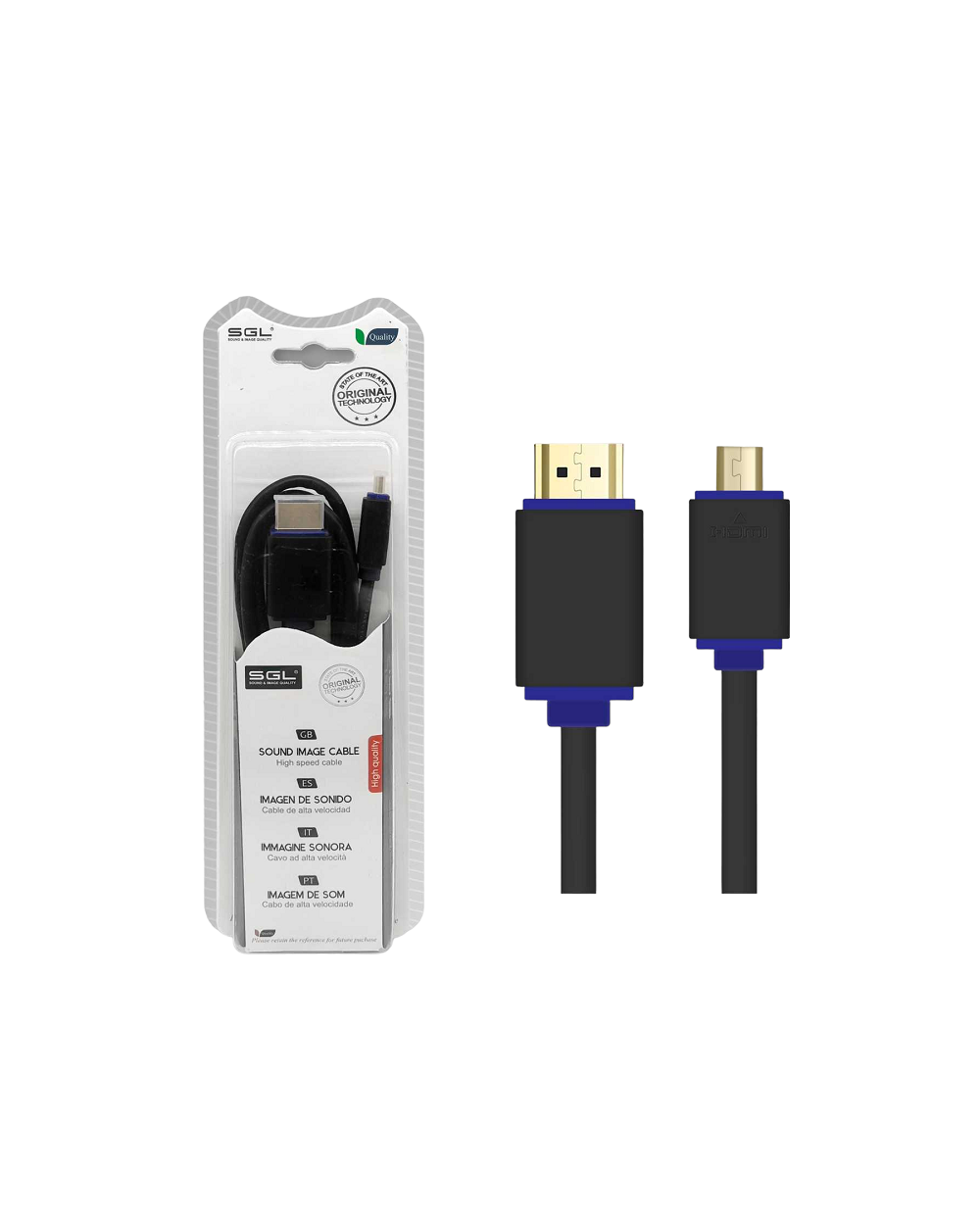 Kαλώδιο HDMI σε Micro HDMI - A1592S - 3m