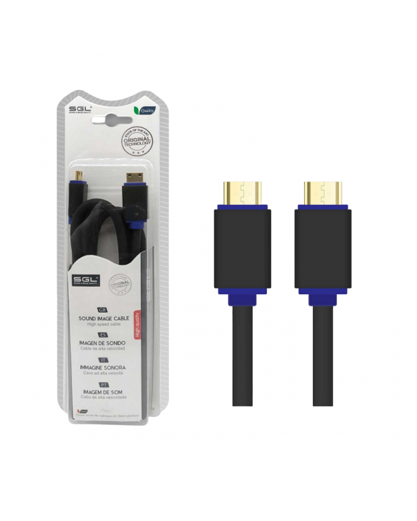 Καλώδιο Mini HDMI - Male/Male - A1592BB - 1.5m