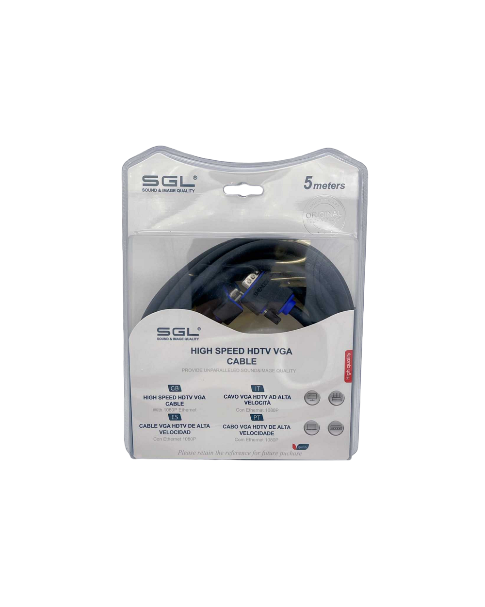 Καλώδιο VGA - A550BC - Male/Female - 5m