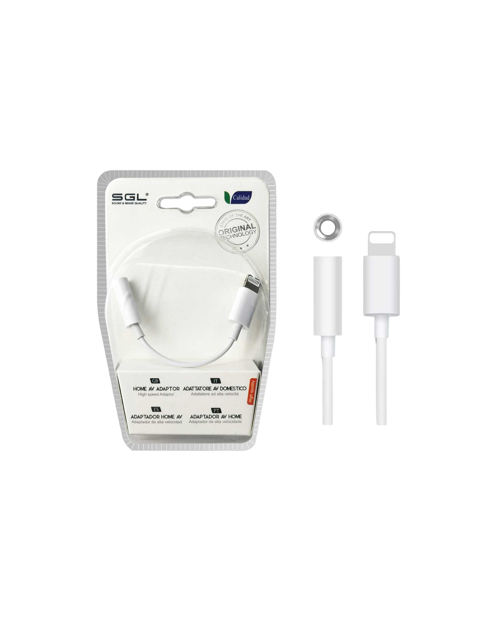 Αντάπτορας Lightning σε Jack 3.5mm female - T60