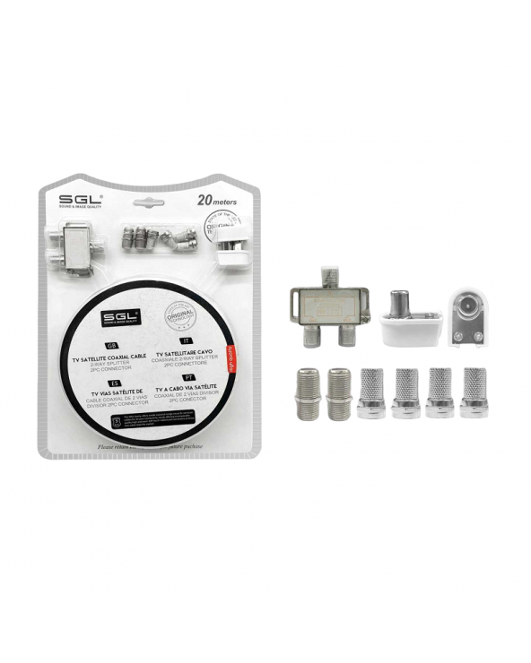 Σετ σύνδεσης κεραίας τηλεόρασης - 7221-1 - 20m