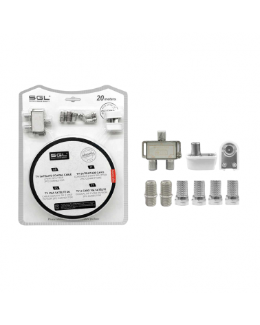 Σετ σύνδεσης κεραίας τηλεόρασης - 7221-1 - 20m