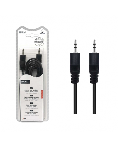 Καλώδιο ήχου Jack 3.5mm - 412 - Male/Male - 5m