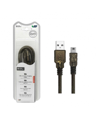 Καλώδιο μεταφοράς δεδομένων - Data - 3S01 - USB-A male/USB Mini male - 5m