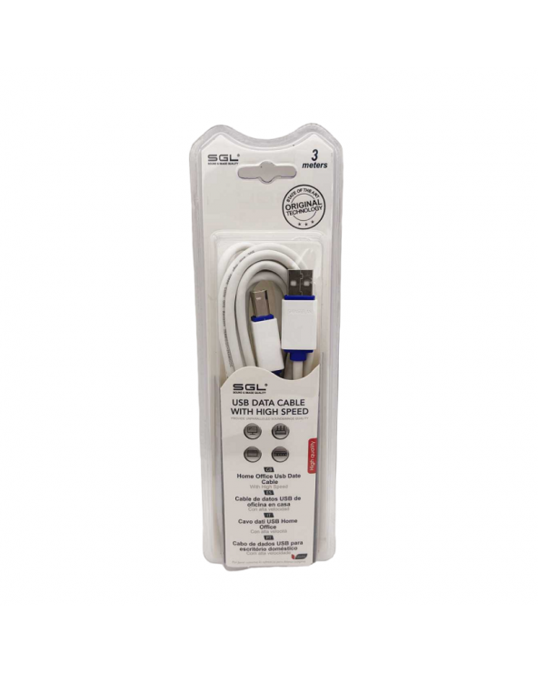 Καλώδιο εκτυπωτή - USB 2.0 - 5S01 - 3m