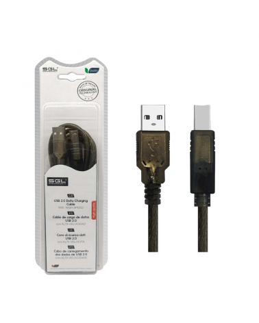 Καλώδιο USB 2.0 - 5S01 - USB-A male/USB-B male - 5m