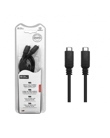 Kαλώδιο επέκτασης ήχου - 402C01 - Jack 3.5mm Female/Female - 1.5m