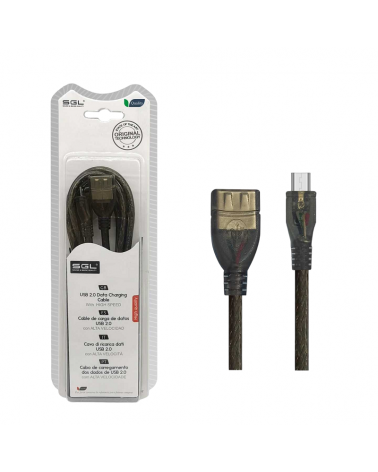 Αντάπτορας καλώδιο - 21S01 - USB A female/Micro USB - 1.5m