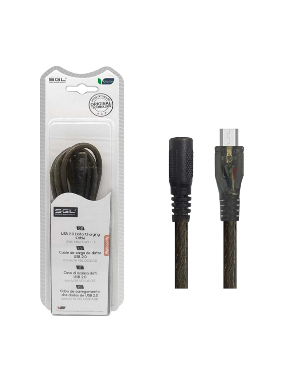 Αντάπτορας καλώδιο - 22S01 - Micro USB/Jack 3.5mm female - 5m