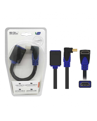 Αντάπτορας καλώδιο HDMI γωνιακό 90° - A1592FC-02 - Male/Female