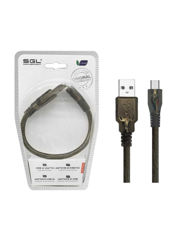 Αντάπτορας καλώδιο - USB-A male/Micro USB - 13S-01 - 20cm