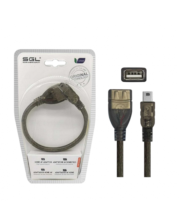 Αντάπτορας καλώδιο - USB-A female/Micro USB - 17S-01 - 20cm
