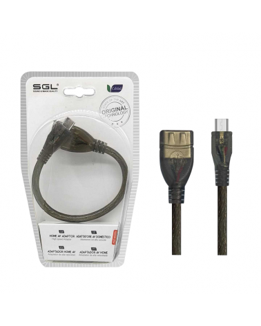 Αντάπτορας καλώδιο - USB-A male/Micro USB - 21S-01 - 20cm